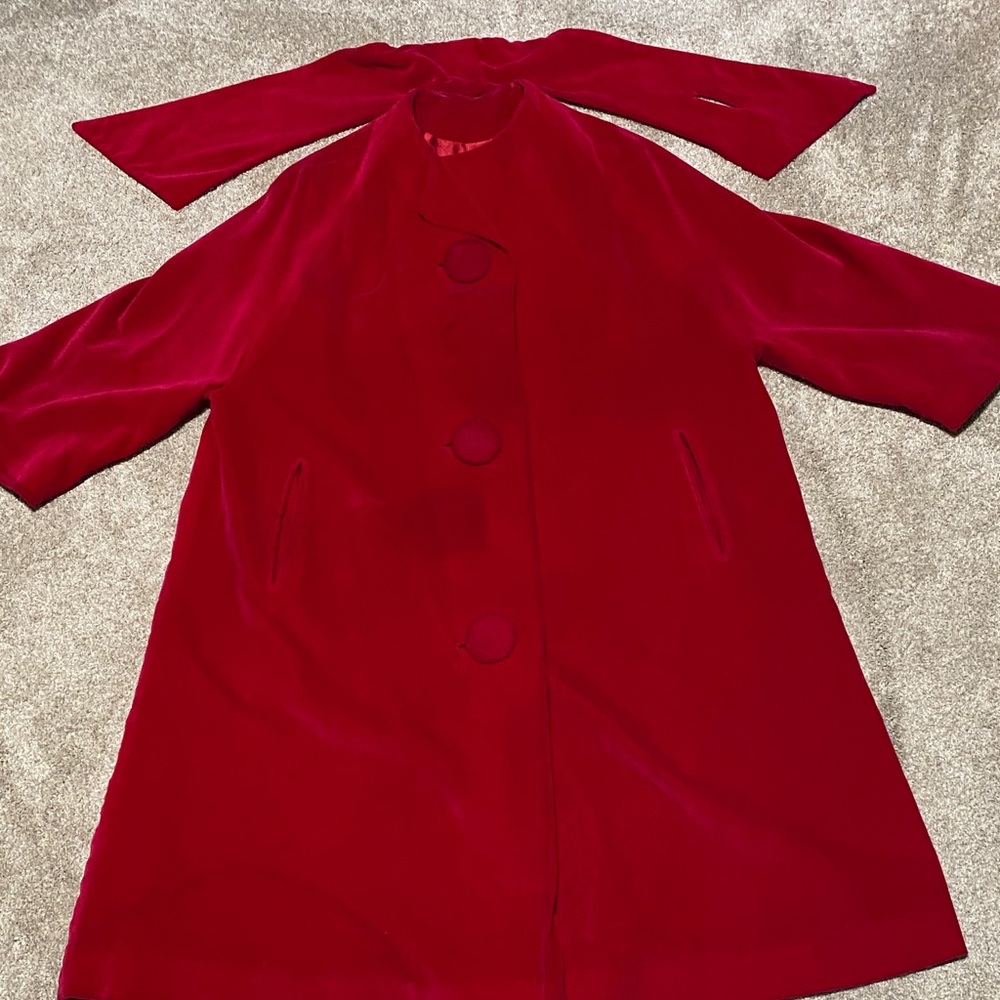 Elegant Red Women's Coat